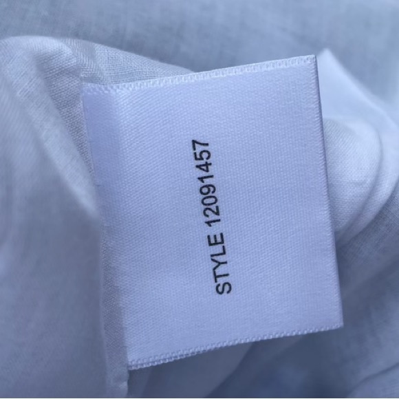 Tory Burch White Blue & Green Casual Dress - Picture 9 of 12